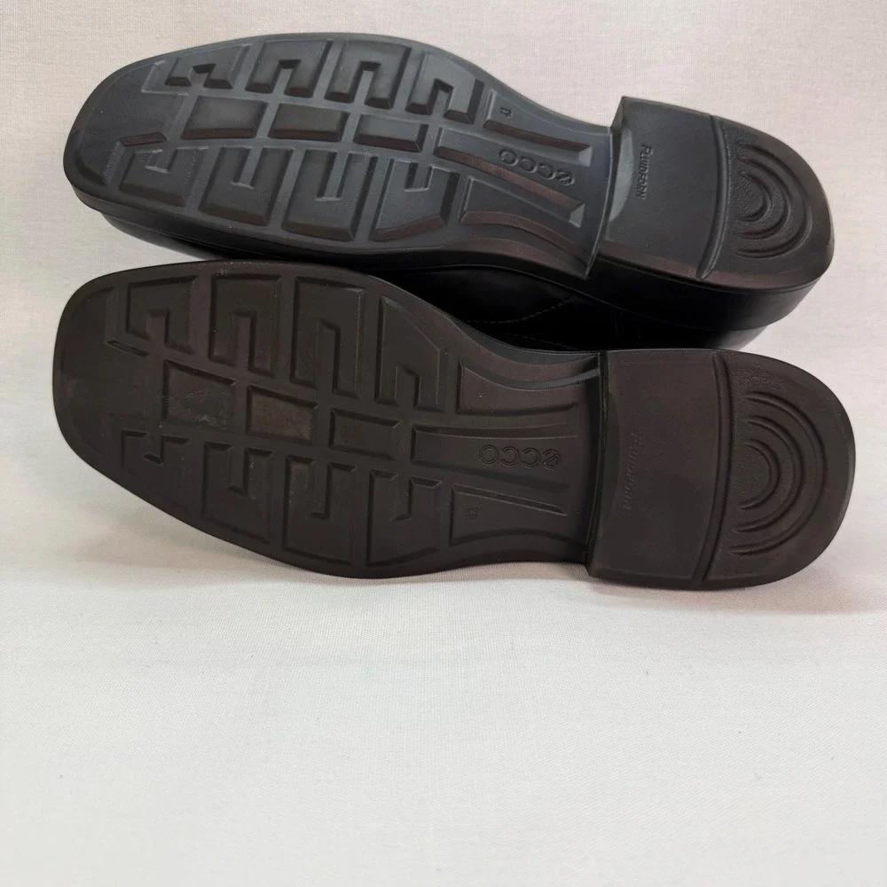 ECCO Helsinki 2 Men's 43 US 9 - 9.5 Black Leather Slip On Dress Shoes
